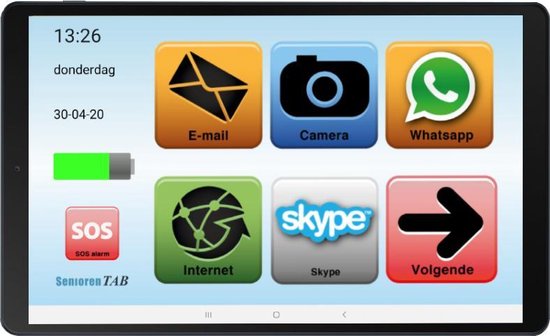 Senioren Tablet (op basis van een Samsung Tablet)